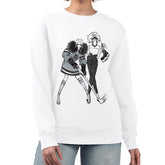Los Angeles Kings - G-III 4Her by Carl Banks Women's Hockey Girls Team Graphic Fleece Pullover Sweatshirt White