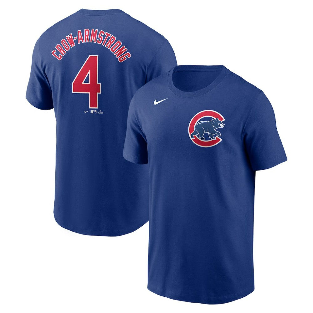 Pete Crow-Armstrong Chicago Cubs Nike Fuse Name & Number T-Shirt Clearance