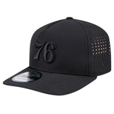 New Era - Philadelphia 76ers Vented 9FIFTY A-Frame Snapback Hat - Black