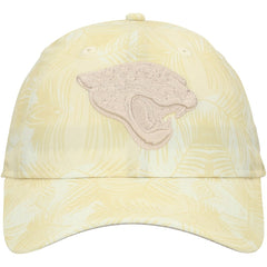 Jacksonville Jaguars New Era Women's Frond 9TWENTY Adjustable Hat Cream - NFL