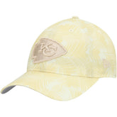 Kansas City Chiefs New Era Women's Frond 9TWENTY Adjustable Hat Cream - NFL