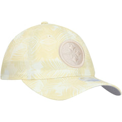 Pittsburgh Steelers New Era Women's Frond 9TWENTY Adjustable Hat Cream - NFL