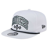 Las Vegas Raiders New Era Diamond Golfer Snapback Hat White - NFL