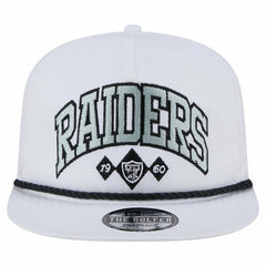 Las Vegas Raiders New Era Diamond Golfer Snapback Hat White - NFL