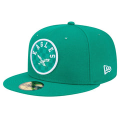 Philadelphia Eagles New Era Checkered 59FIFTY Fitted Hat Kelly Green - NFL