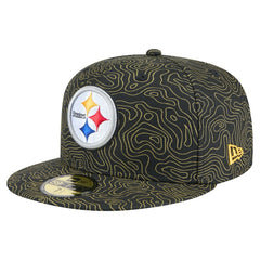 Pittsburgh Steelers New Era Geo 59FIFTY Fitted Hat Black - NFL