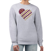 NBA - Cleveland Cavaliers G-III 4Her by Carl Banks Women's Heart Graphic Fleece Pullover Sweatshirt - Heather Gray
