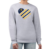 NBA - Indiana Pacers G-III 4Her by Carl Banks Women's Heart Graphic Fleece Pullover Sweatshirt - Heather Gray