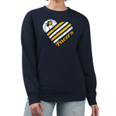 NBA - Indiana Pacers G-III 4Her by Carl Banks Women's Heart Graphic Fleece Pullover Sweatshirt - Navy