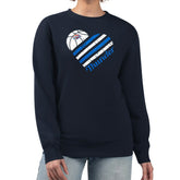 NBA - Oklahoma City Thunder G-III 4Her by Carl Banks Women's Heart Graphic Fleece Pullover Sweatshirt - Navy