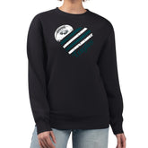 Philadelphia Eagles G-III 4Her by Carl Banks Women's Heart Graphic Fleece Pullover Sweatshirt Black - NFL
