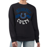 Indianapolis Colts G-III 4Her by Carl Banks Women's Large Team Graphic Fleece Pullover Sweatshirt Black - NFL