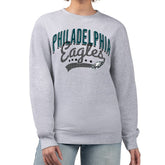 Philadelphia Eagles G-III 4Her by Carl Banks Women's Filigree Logo Graphic Fleece Pullover Sweatshirt Heather Gray - NFL