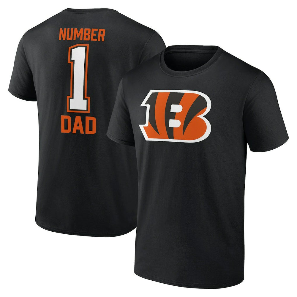 Cincinnati Bengals Father's Day #1 Dad T-Shirt Black - NFL
