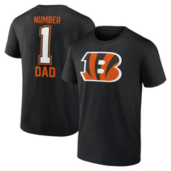Cincinnati Bengals Father's Day #1 Dad T-Shirt Black - NFL