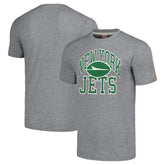 New York Jets Homage Unisex Arch T-Shirt Gray - NFL