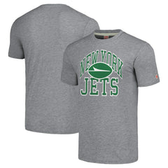 New York Jets Homage Unisex Arch T-Shirt Gray - NFL