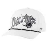 Miami Dolphins '47 Wave Speckle Hitch Rope Adjustable Hat White - 47 brand