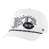 New York Jets '47 Wave Speckle Hitch Rope Adjustable Hat White - 47 brand