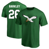 Saquon Barkley Philadelphia Eagles Big & Tall Player Name & Number T-Shirt Kelly Green - Fanatics