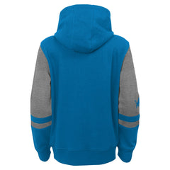 Detroit Lions Youth Stadium Color-Block Full-Zip Hoodie Blue - NFL