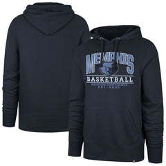 47 brand - Memphis Grizzlies '47 Unisex Good Call Headline Pullover Hoodie - Navy