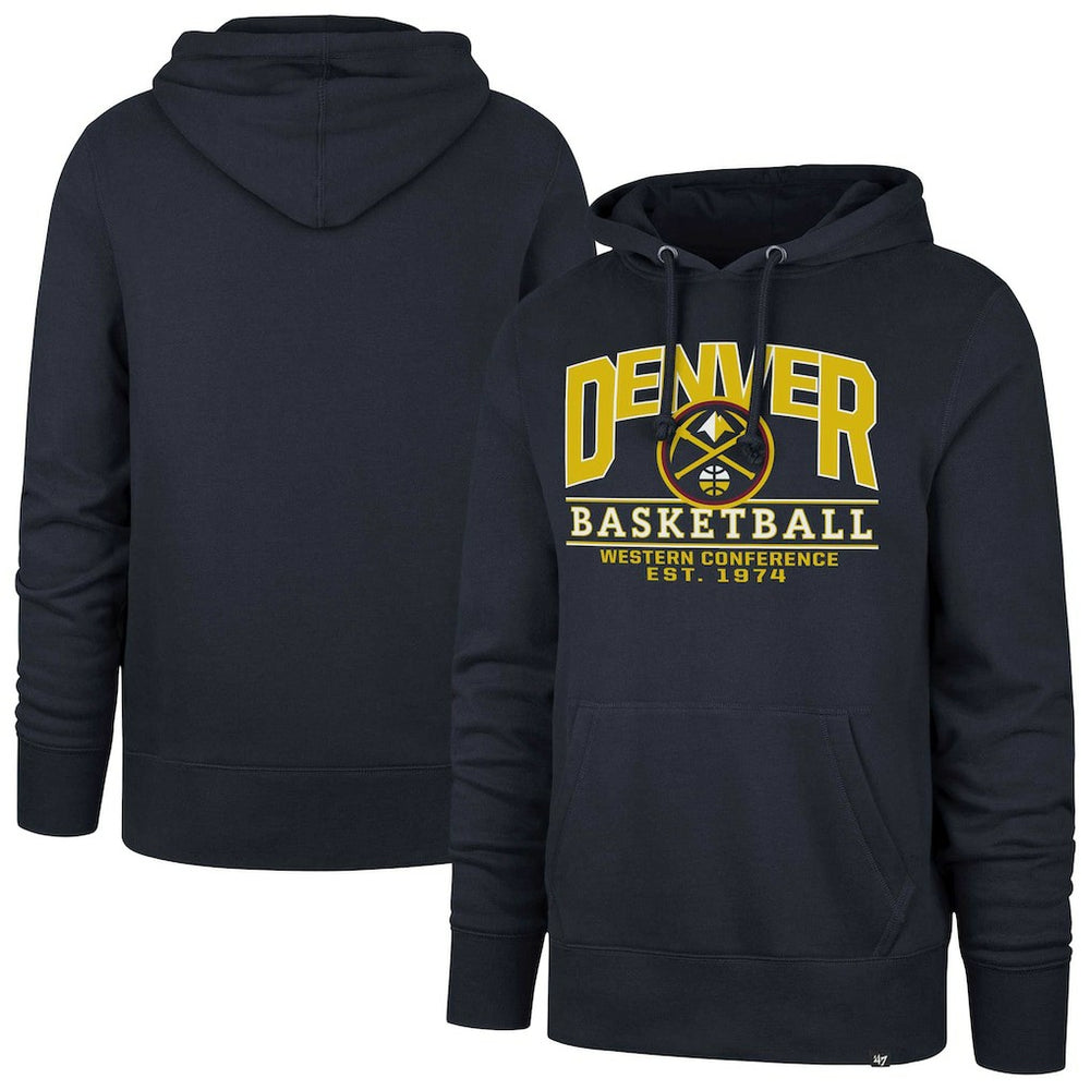47 brand - Denver Nuggets '47 Unisex Good Call Headline Pullover Hoodie - Navy