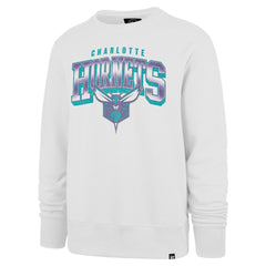 47 brand - Charlotte Hornets '47 Spotlight Headline Pullover Sweatshirt - White