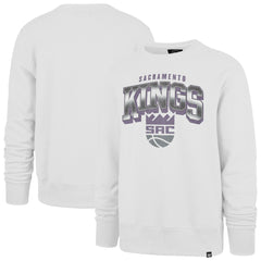 47 brand - Sacramento Kings '47 Spotlight Headline Pullover Sweatshirt - White