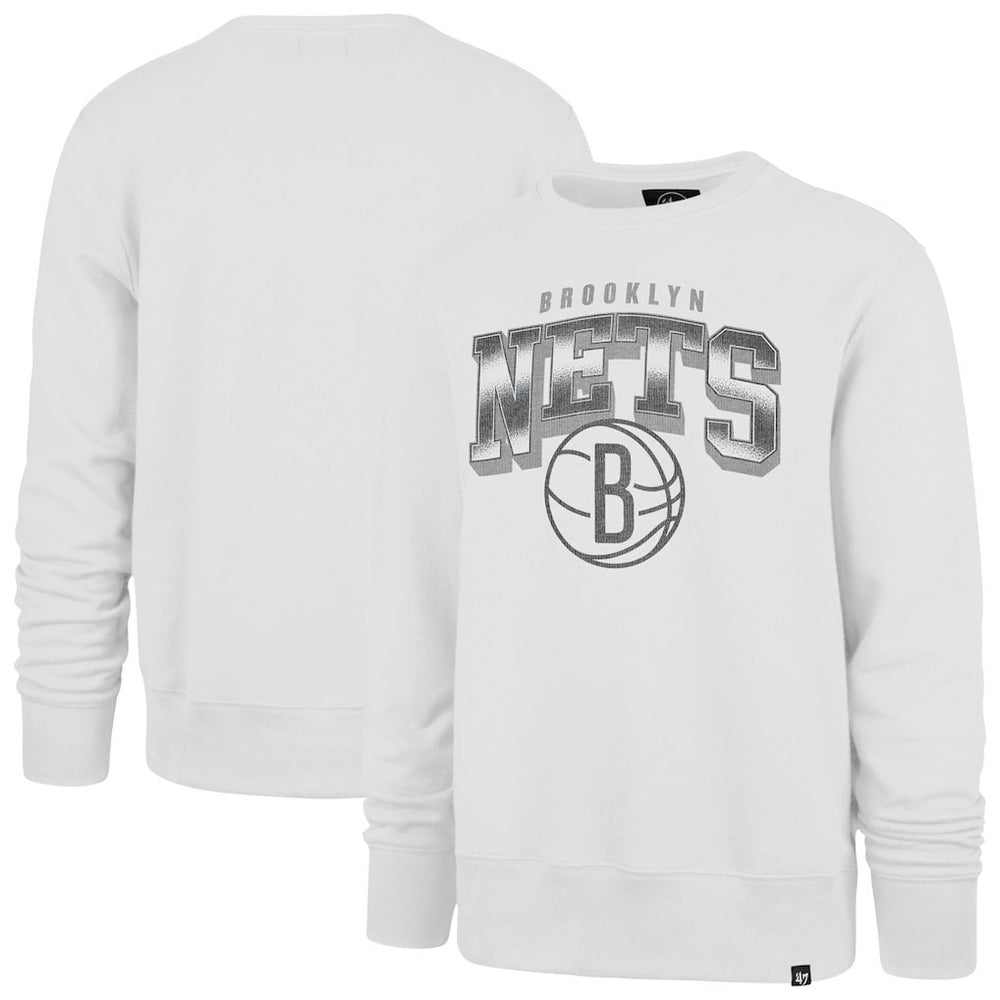 47 brand - Brooklyn Nets '47 Spotlight Headline Pullover Sweatshirt - White