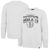 47 brand - Brooklyn Nets '47 Spotlight Headline Pullover Sweatshirt - White