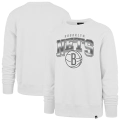 47 brand - Brooklyn Nets '47 Spotlight Headline Pullover Sweatshirt - White