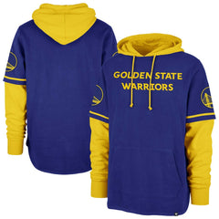 47 brand - Golden State Warriors '47 Trifecta Shortstop Pullover Hoodie - Royal