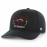 47 brand - Miami Heat '47 Champs Global Star Hitch Adjustable Hat - Black