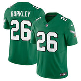 Saquon Barkley Philadelphia Eagles Alternate Vapor F.U.S.E. Limited Jersey Kelly Green - Nike