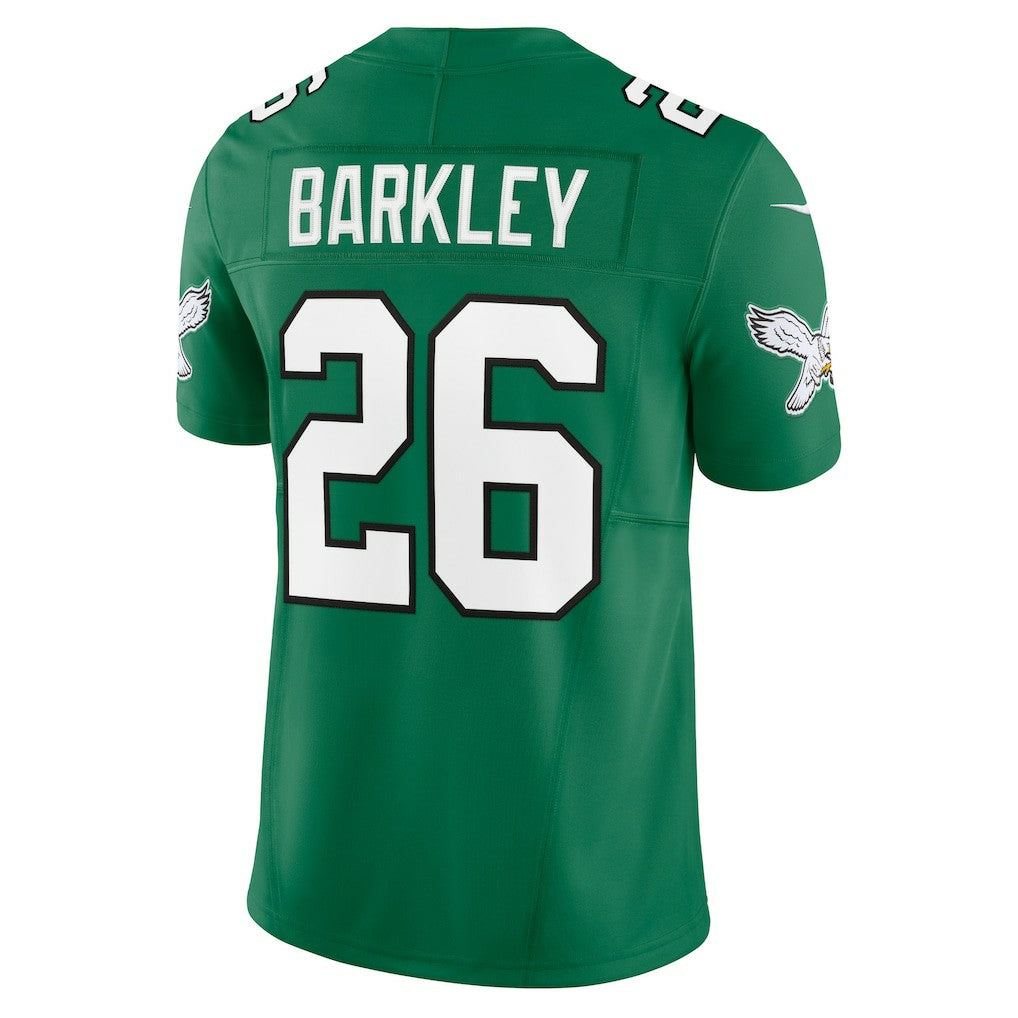 Saquon Barkley Philadelphia Eagles Alternate Vapor F.U.S.E. Limited Jersey - Kelly Green | NFL Jerseys