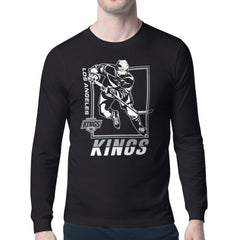 Los Angeles Kings - Starter Player Grid Long Sleeve T-Shirt Black