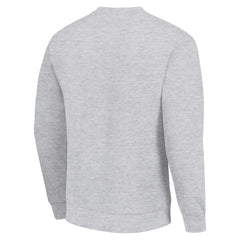 New Jersey Devils - Starter Player Grid Fleece Pullover Sweatshirt Heather Gray