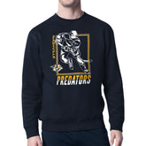 Nashville Predators - Starter Player Grid Fleece Pullover Sweatshirt Navy