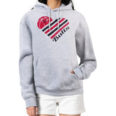 NBA - Chicago Bulls G-III 4Her by Carl Banks Women's Heart Pullover Hoodie - Heather Gray
