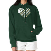 NBA - Milwaukee Bucks G-III 4Her by Carl Banks Women's Heart Pullover Hoodie - Green