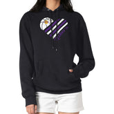 NBA - Los Angeles Lakers G-III 4Her by Carl Banks Women's Heart Pullover Hoodie - Black