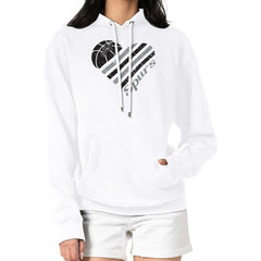 NBA - San Antonio Spurs G-III 4Her by Carl Banks Women's Heart Pullover Hoodie - White