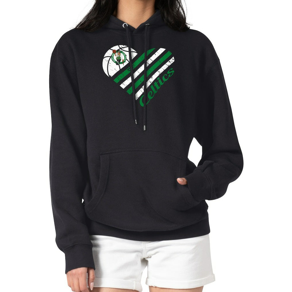NBA - Boston Celtics G-III 4Her by Carl Banks Women's Heart Pullover Hoodie - Black