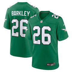 Saquon Barkley Philadelphia Eagles Alternate Game Jersey Kelly Green - Nike