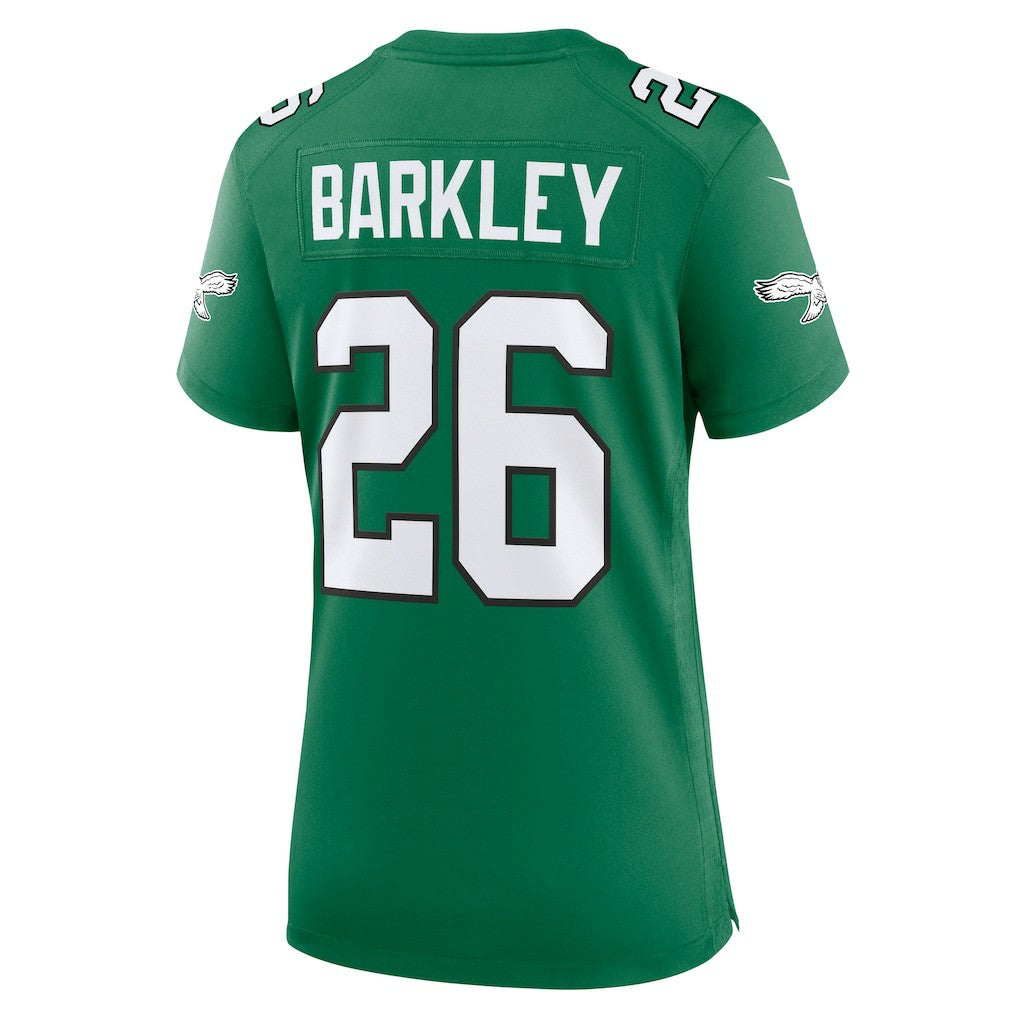 Saquon Barkley Philadelphia Eagles Women's Alternate Game Jersey - Kelly Green | NFL Jerseys