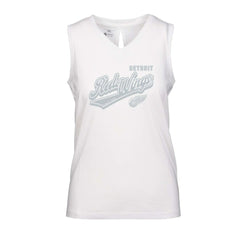 Detroit Red Wings - Levelwear Women's Paisley Sweep V-Neck Tank Top White