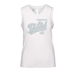 Minnesota Wild - Levelwear Women's Paisley Sweep V-Neck Tank Top White