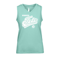 Winnipeg Jets - Levelwear Women's Paisley Sweep V-Neck Tank Top Mint