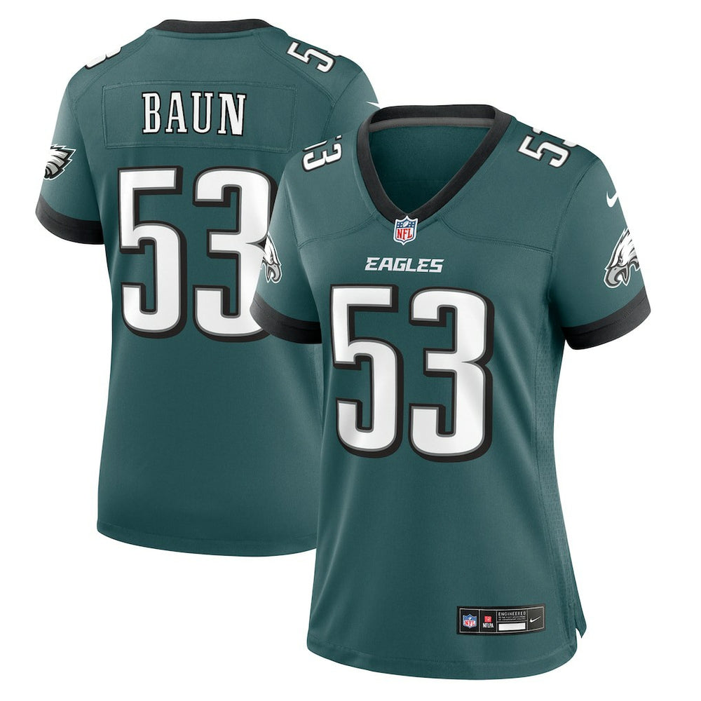 Zack Baun Philadelphia Eagles Women's Game Jersey Midnight Green - Nike